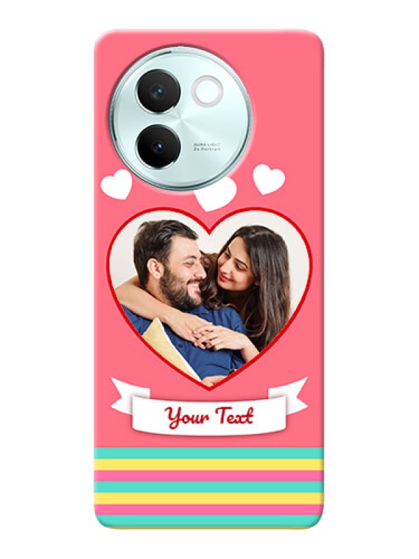 Custom Vivo V30E 5G Personalised mobile covers: Love Doodle Design