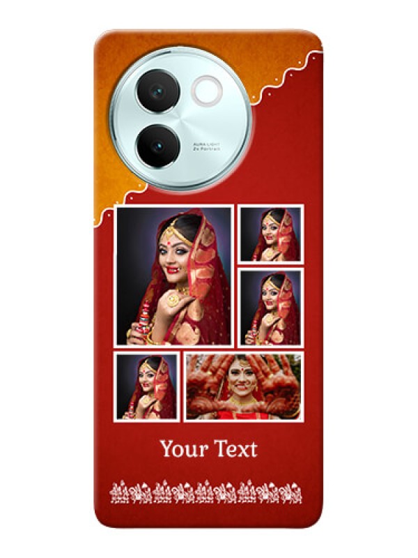 Custom Vivo V30E 5G customized phone cases: Wedding Pic Upload Design
