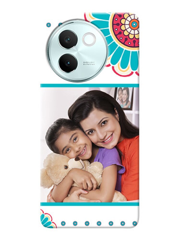 Custom Vivo V30E 5G custom mobile phone cases: Flower Design