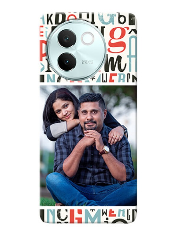 Custom Vivo V30E 5G custom mobile phone covers: Alphabet Design