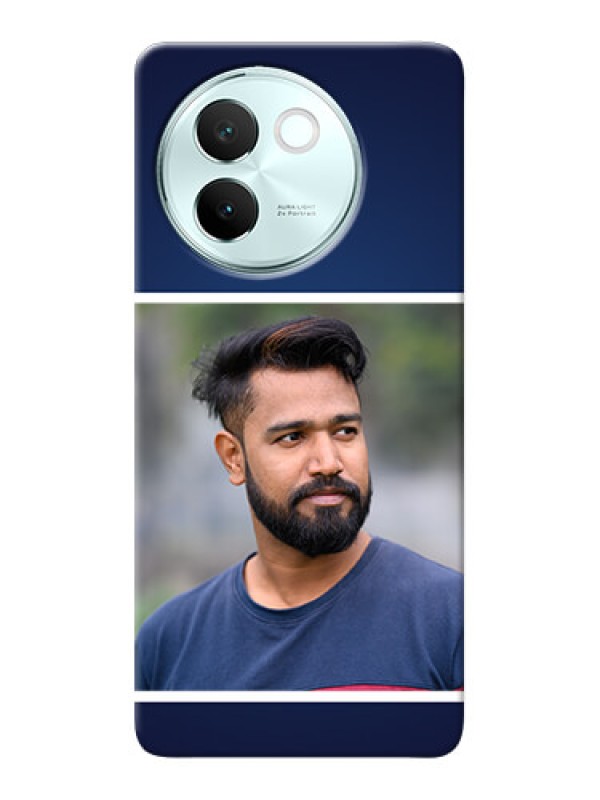 Custom Vivo V30E 5G Mobile Cases: Simple Royal Blue Design