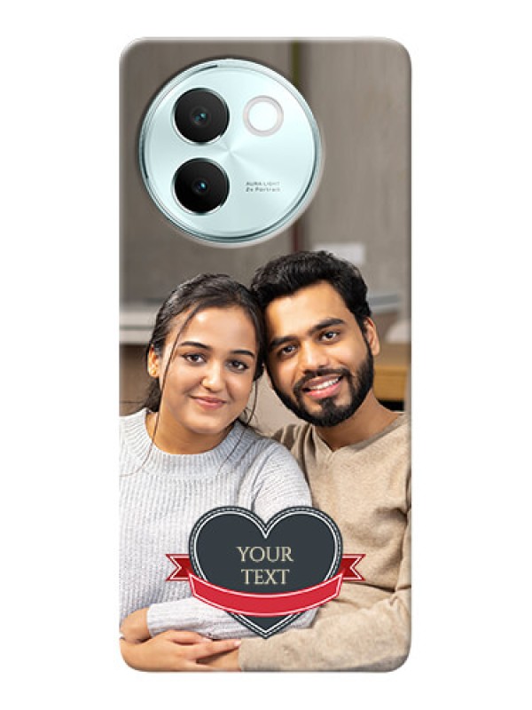 Custom Vivo V30E 5G mobile back covers online: Just Married Couple Design