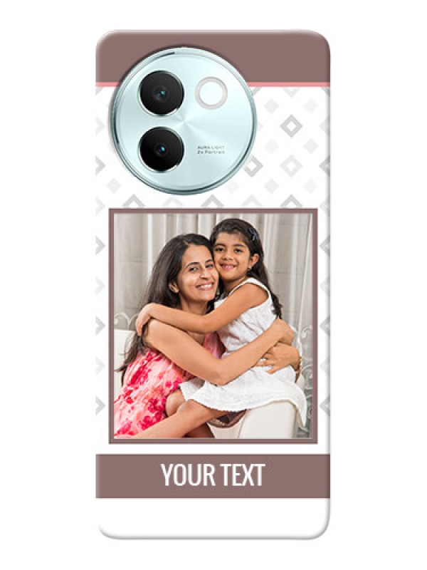 Custom Vivo V30E 5G custom back covers: Simple Diamond Design