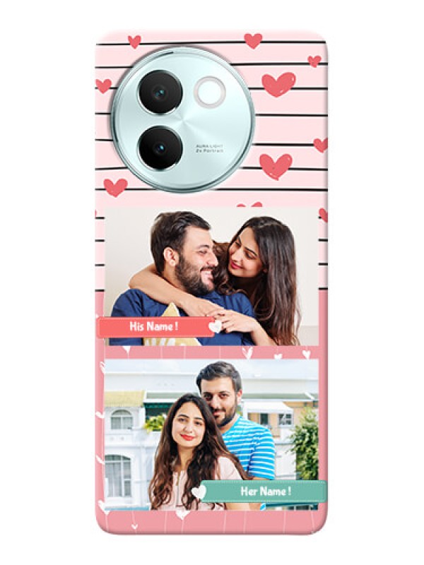 Custom Vivo V30E 5G custom mobile covers: Photo with Heart Design