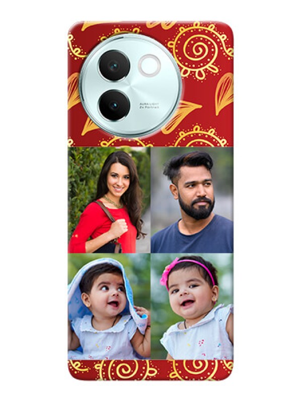 Custom Vivo V30E 5G Mobile Phone Cases: 4 Image Traditional Design