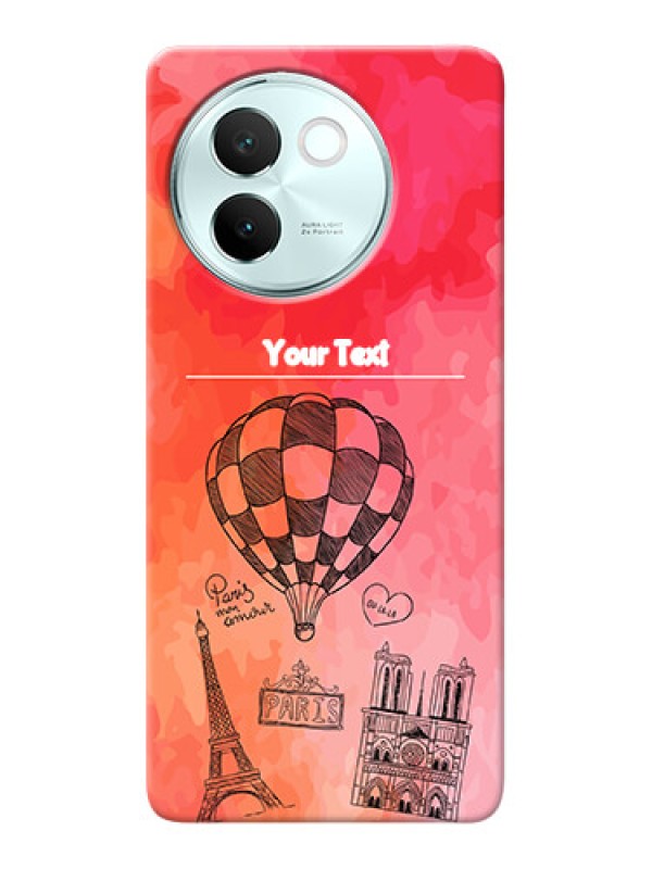 Custom Vivo V30E 5G Personalized Mobile Covers: Paris Theme Design