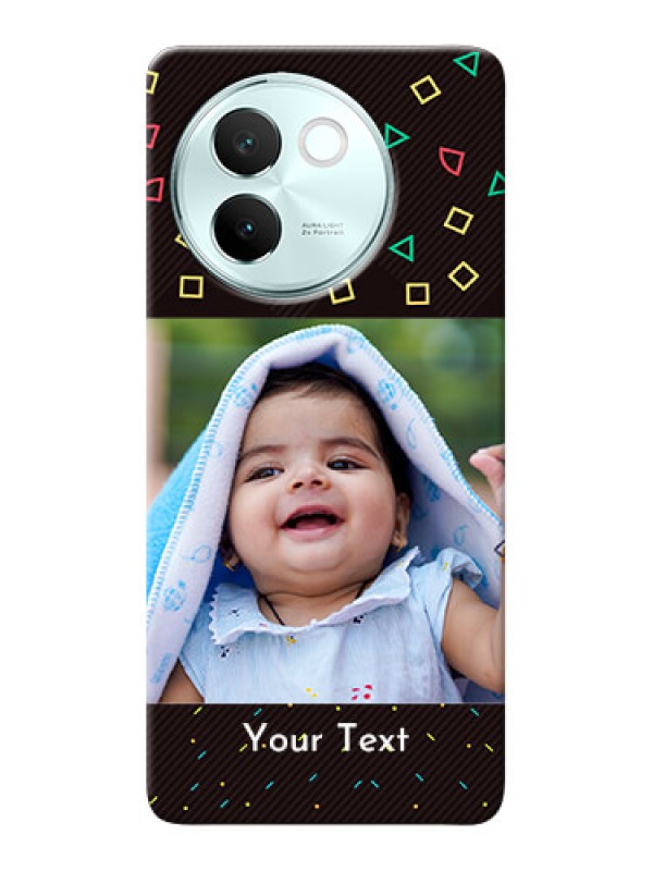 Custom Vivo V30E 5G custom mobile cases with confetti birthday design