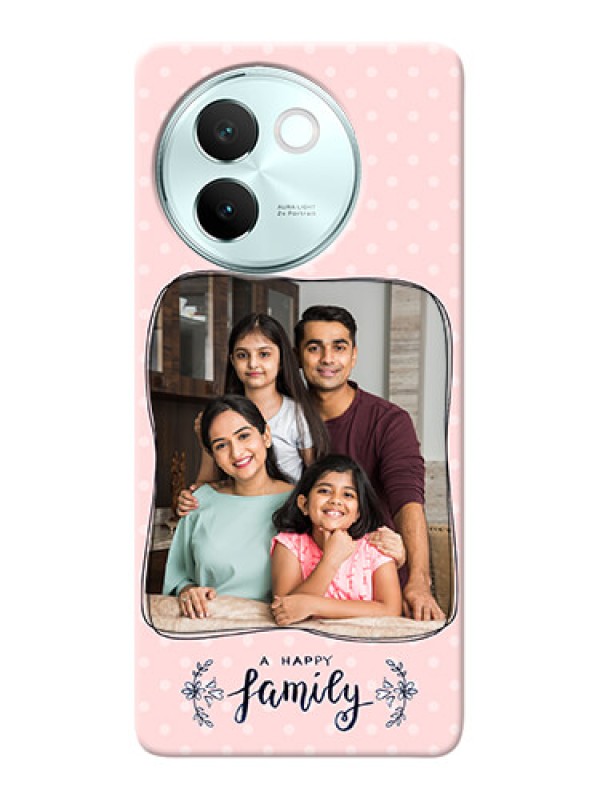 Custom Vivo V30E 5G Personalized Phone Cases: Family with Dots Design