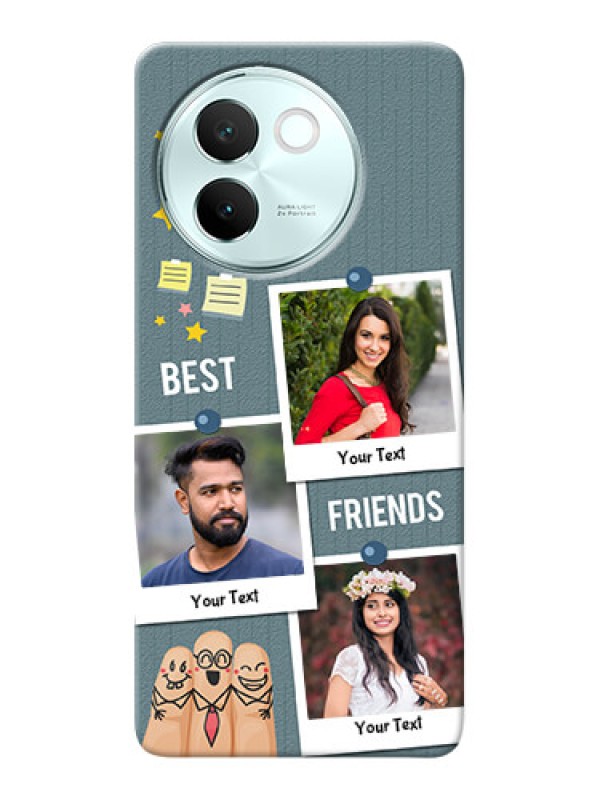 Custom Vivo V30E 5G Mobile Cases: Sticky Frames and Friendship Design