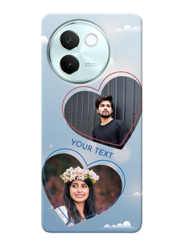 Custom Vivo V30E 5G Phone Cases: Blue Color Couple Design