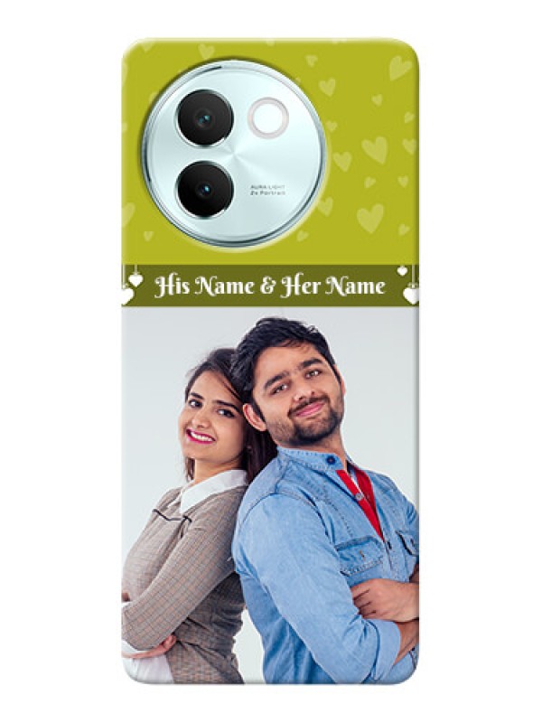 Custom Vivo V30E 5G custom mobile covers: You And Me Heart Design