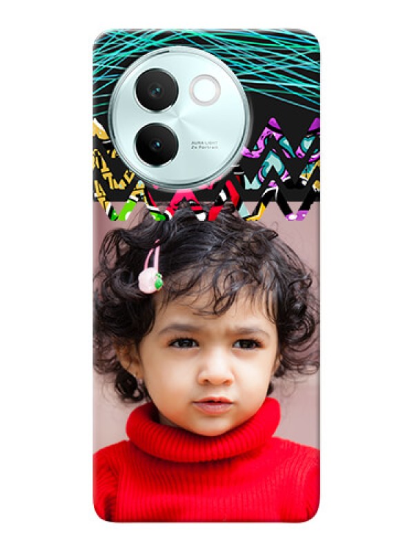 Custom Vivo V30E 5G personalized phone covers: Neon Abstract Design