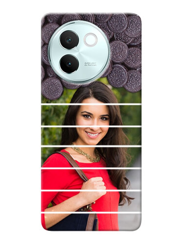 Custom Vivo V30E 5G Custom Mobile Covers with Oreo Biscuit Design