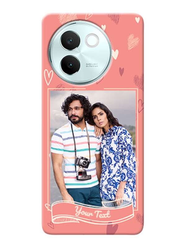 Custom Vivo V30E 5G custom mobile phone cases: love doodle art Design