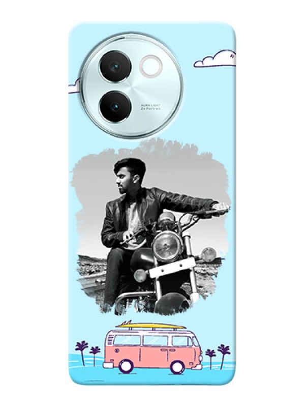 Custom Vivo V30E 5G Mobile Covers Online: Travel And Adventure Design