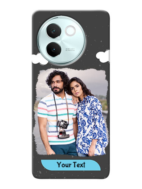 Custom Vivo V30E 5G Mobile Back Covers: splashes with love doodles Design