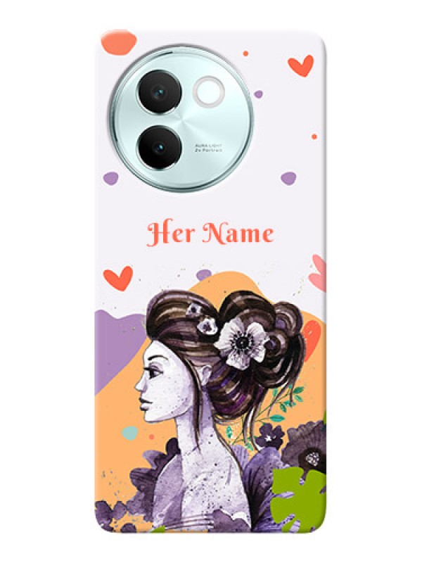 Custom Vivo V30E 5G Personalized Phone Case with Woman And Nature Design