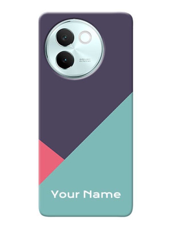 Custom Vivo V30E 5G Custom Mobile Case with Tri Color abstract Design