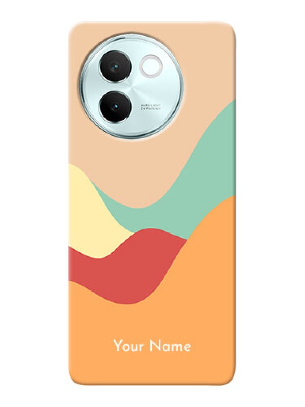 Custom Vivo V30E 5G Personalized Phone Case with Ocean Waves Multicolour Design