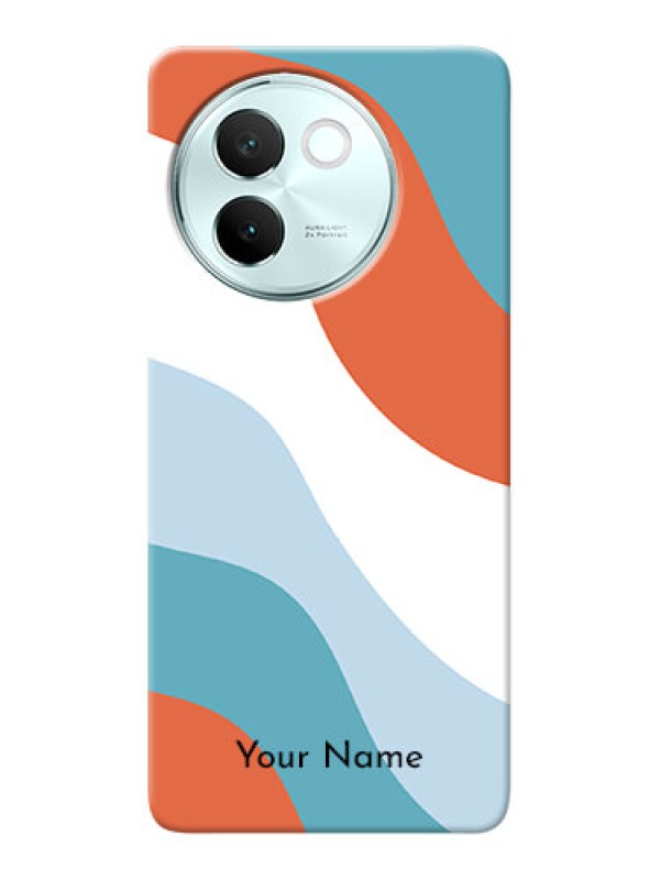 Custom Vivo V30E 5G Custom Mobile Case with coloured Waves Design