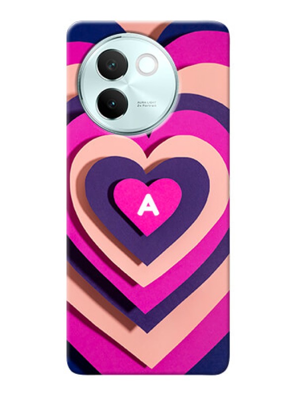 Custom Vivo V30E 5G Custom Mobile Case with Cute Heart Pattern Design