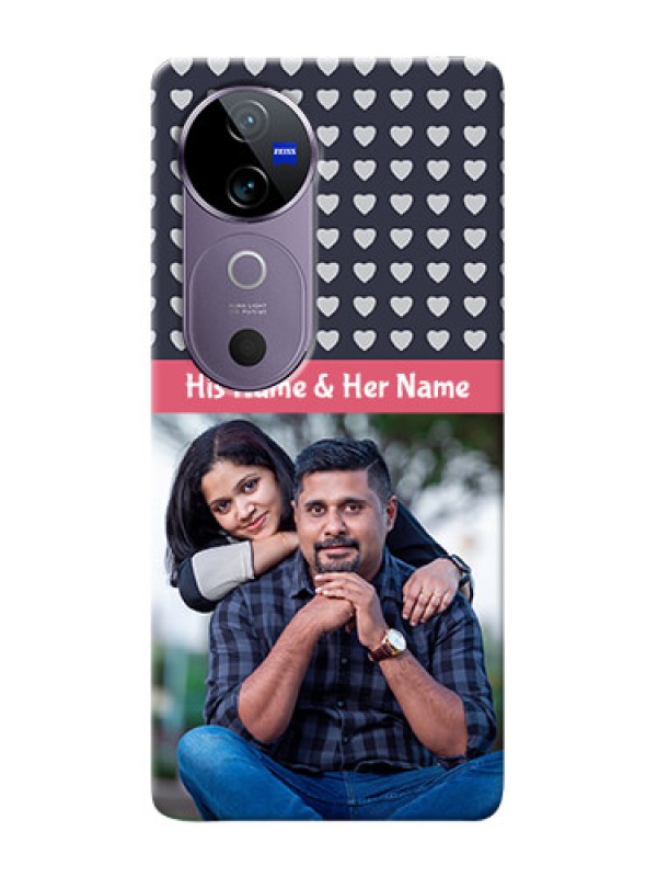 Custom Vivo V40 5G Custom Mobile Case with Love Symbols Design