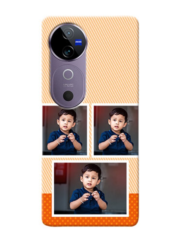 Custom Vivo V40 5G Mobile Back Covers: Bulk Photos Upload Design