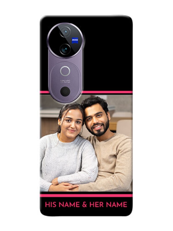 Custom Vivo V40 5G Mobile Covers With Add Text Design