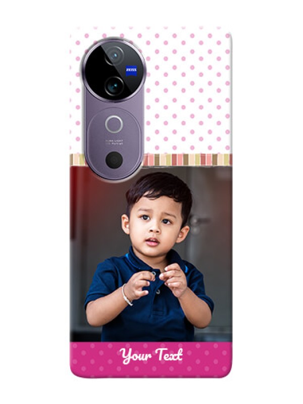 Custom Vivo V40 5G custom mobile cases: Cute Girls Cover Design