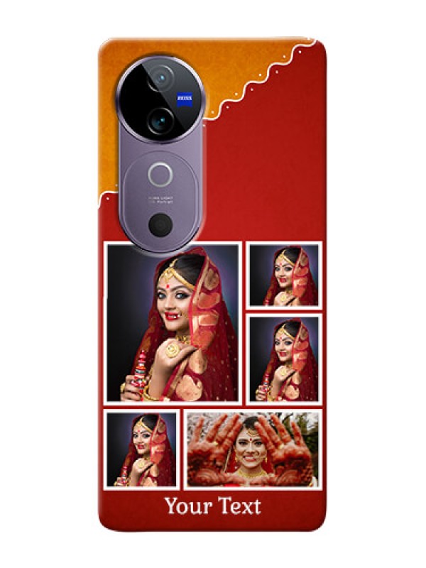 Custom Vivo V40 5G customized phone cases: Wedding Pic Upload Design