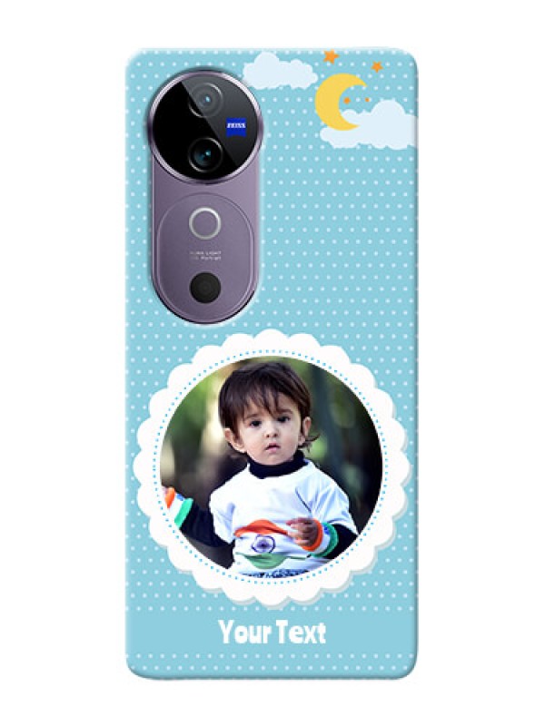 Custom Vivo V40 5G mobile cases online: violet Pattern Design