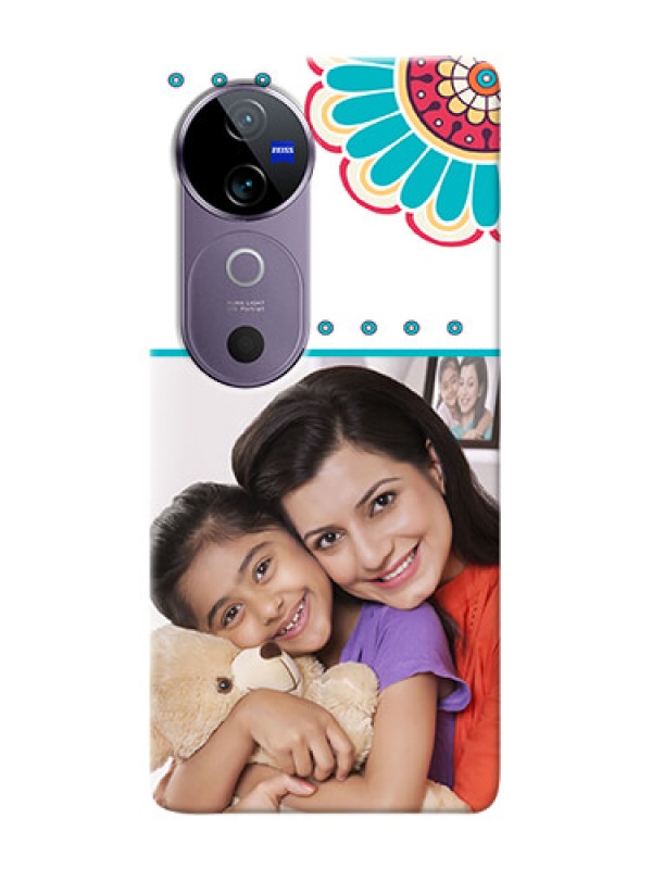 Custom Vivo V40 5G custom mobile phone cases: Flower Design