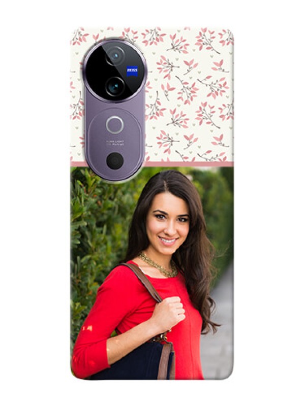 Custom Vivo V40 5G Back Covers: Premium Floral Design