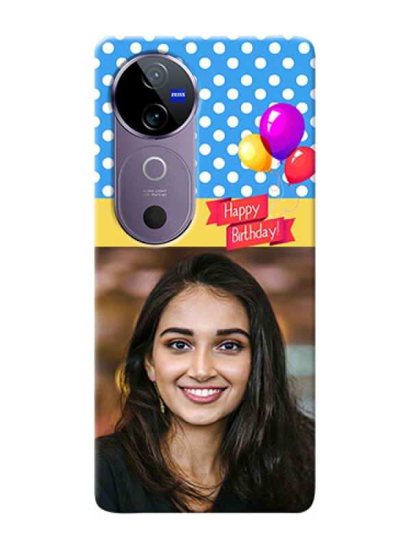 Custom Vivo V40 5G custom mobile back covers: Happy Birthday Design