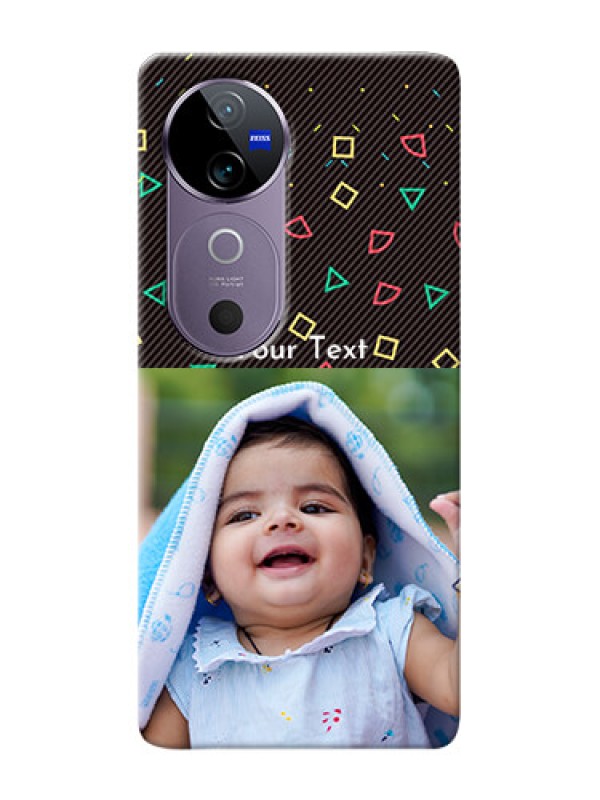 Custom Vivo V40 5G custom mobile cases with confetti birthday design