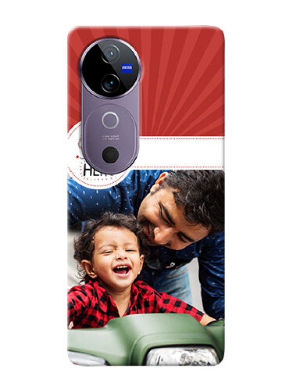 Custom Vivo V40 5G custom mobile phone cases: My Dad Hero Design