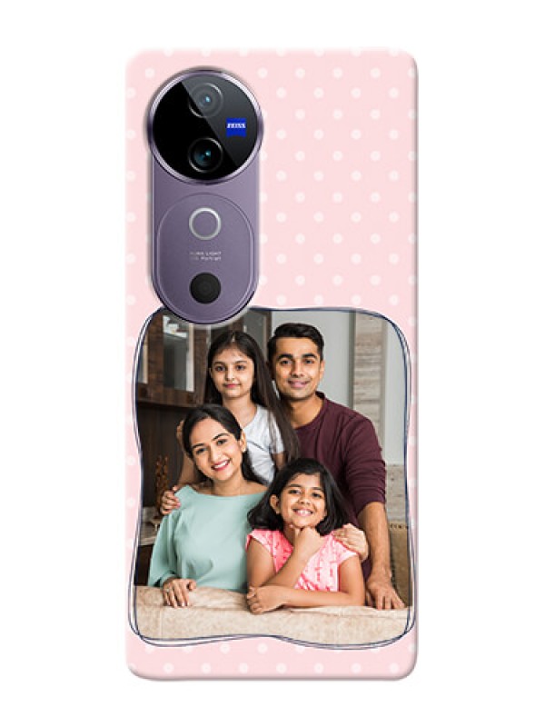 Custom Vivo V40 5G Personalized Phone Cases: Family with Dots Design