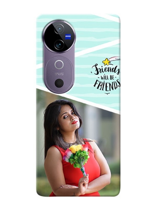Custom Vivo V40 5G Mobile Back Covers: Friends Picture Icon Design