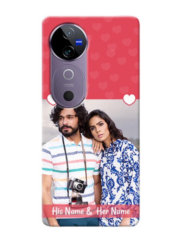Custom Vivo V40 5G Mobile Cases: Simple Love Design