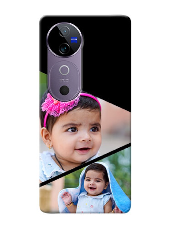 Custom Vivo V40 5G mobile back covers online: Semi Cut Design