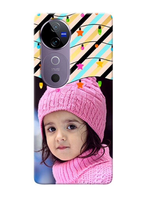 Custom Vivo V40 5G Personalized Mobile Covers: Lights Hanging Design