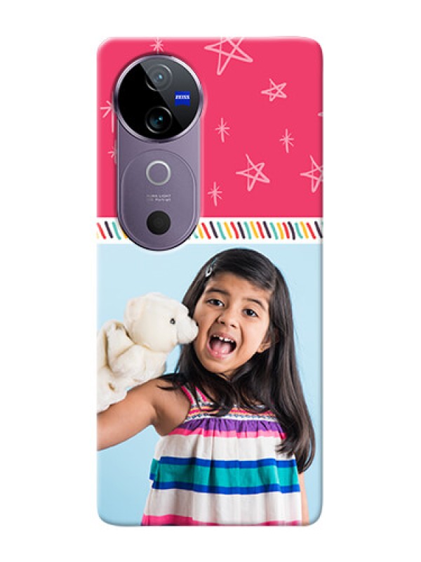 Custom Vivo V40 5G Personalized Phone Cases: line art design