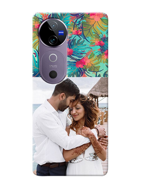 Custom Vivo V40 5G Personalized Phone Cases: Watercolor Floral Design