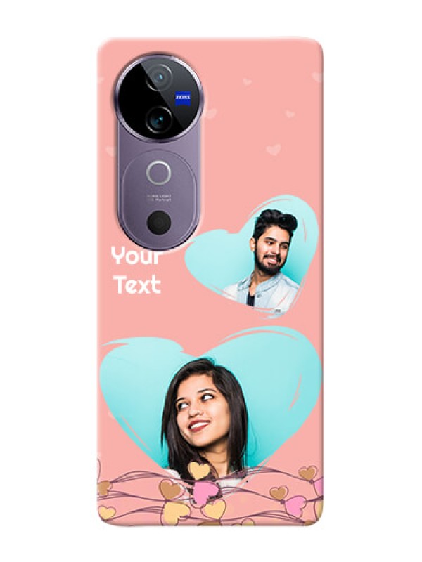 Custom Vivo V40 5G customized phone cases: Love Doodle Design