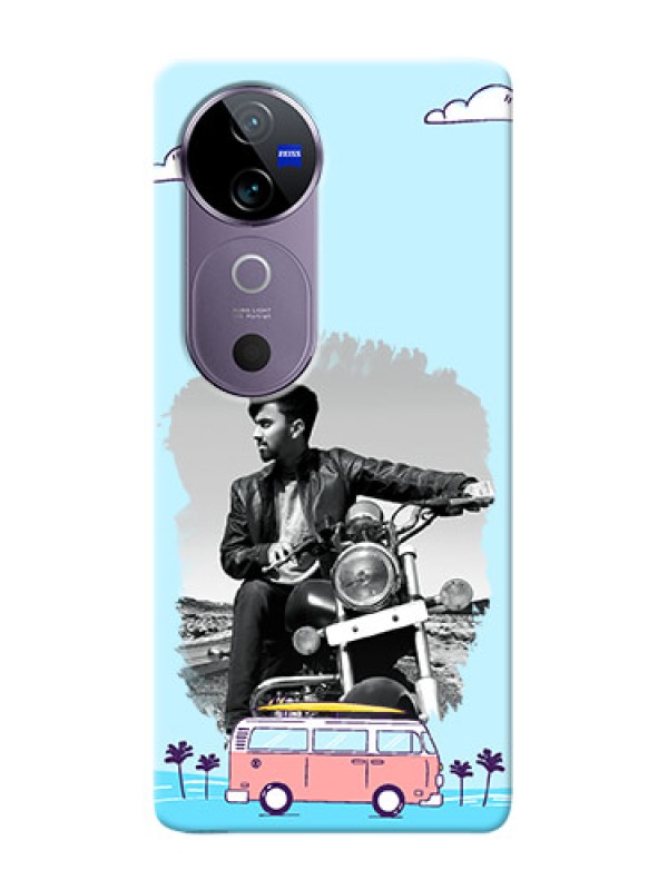 Custom Vivo V40 5G Mobile Covers Online: Travel And Adventure Design