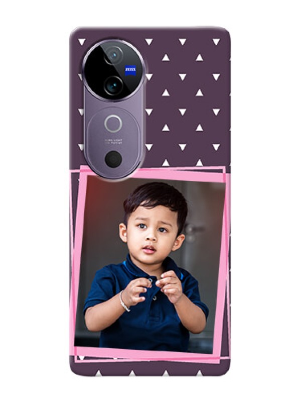 Custom Vivo V40 5G Phone Cases: Triangle Pattern Dotted Design