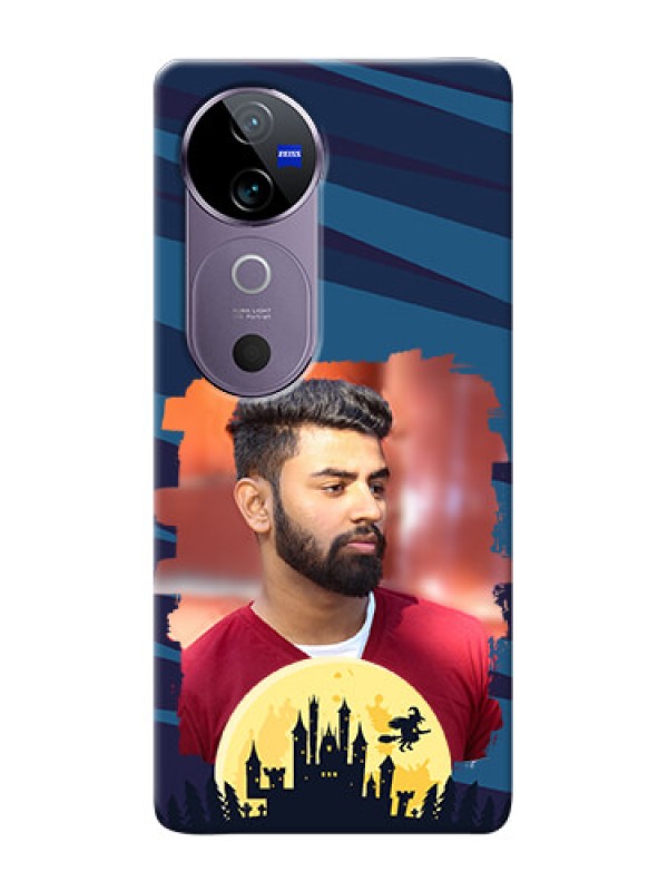 Custom Vivo V40 5G Back Covers: Halloween Witch Design