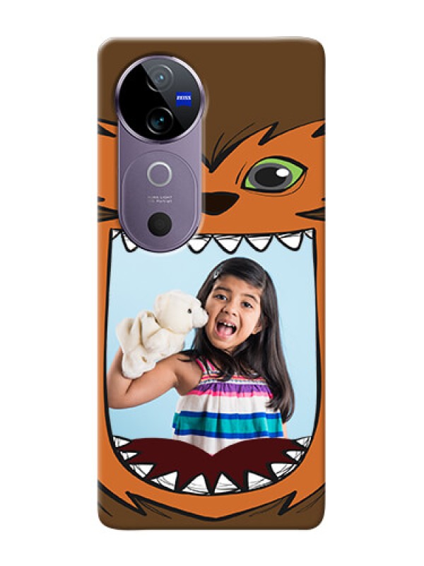 Custom Vivo V40 5G Phone Covers: Owl Monster Back Case Design