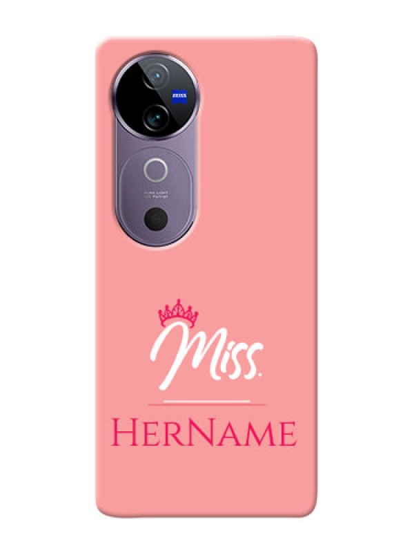 Custom Vivo V40 5G Custom Phone Case Mrs with Name