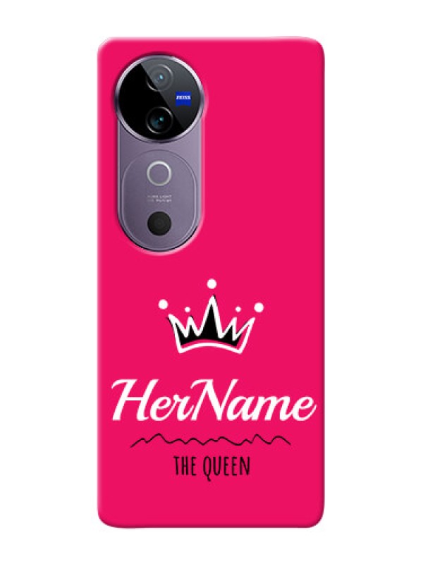 Custom Vivo V40 5G Queen Phone Case with Name